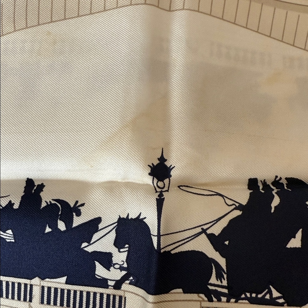 Hermes Les Ponts de Paris Silk Scarf - Picture 7 of 7